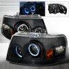 2006 Ford Expedition   Black Halo Projector Headlights  