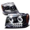 2003 Jeep Grand Cherokee   Black Halo Projector Headlights  