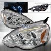 2003 Acura RSX   Chrome Halo Projector Headlights  W/LED'S