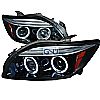 2009 Scion TC   Gloss Black Halo Projector Headlights Smoke Lens 