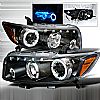 2008 Scion XB   Black Halo Projector Headlights  W/LED'S