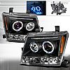 2012 Nissan Xterra   Black Halo Projector Headlights  W/LED'S