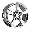 2012 Chevrolet Camaro  20x8 5x4.75 +35 - Replica Wheel -  Chrome With Cap 