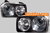 2008 Chrysler 300 300C  Black Projector Headlights