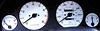 Acura Integra 90-93 RS/LS/GS White Face Gauges