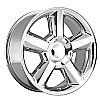 Chevrolet Tahoe 2007-2012 20x8.5 6x5.5 +30 - Replica Wheel -  Polished With Cap 