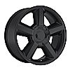 Chevrolet Tahoe 2007-2012 20x8.5 6x5.5 +30 - Replica Wheel -  Satin Black With Cap 