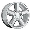 Chevrolet Suburban 2007-2012 20x8.5 6x5.5 +30 - Replica Wheel -  Silver With Cap 