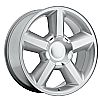 Chevrolet Tahoe 2007-2012 20x8.5 6x5.5 +30 - Replica Wheel -  Silver With Cap 