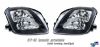 Honda Prelude 1997-2001  Black Euro Crystal Headlights