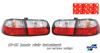 Honda Civic 1992-1995 Hatchback Chrome Euro Tail Lights