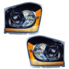 Dodge Durango 2005-2006 Black Projector Headlights