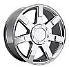 2009 Cadillac Escalade  20x9 6x5.5 +15 - Wheel - Chrome With Cap 