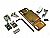 Universal Cable Door Lock Interface Hardware Kit (1 Per Door Lock)
