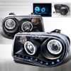 Chrysler 300C  2005-2009 Black Ccfl Halo Projector Headlights  