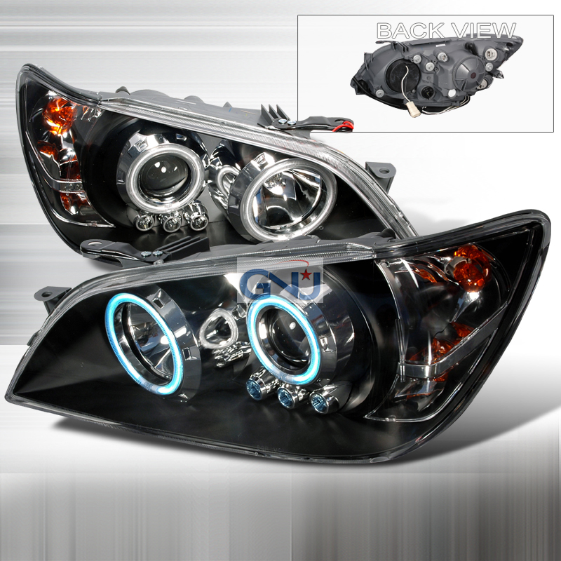 Fit For  01-05 LEXUS IS300 IS-300 PROJECTOR HEADLIGHTS CCFL BLACK