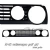 1992 Volkswagen Golf   Black Front Grill