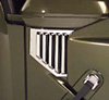 Hummer H2 03-06 Chrome Side Vent Covers