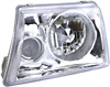 Ford Ranger 98-00 Projector Headlights with Chrome Housing/Clear Lens