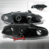 Mitsubishi Eclipse 97-99 Gen II Black/Clear Projector Headlights