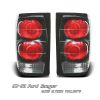 Ford Ranger 1993-2000  Black Euro Tail Lights