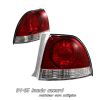 Honda Accord 1994-1995  Red / Clear Euro Tail Lights