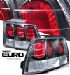 Ford Mustang 1999-2004  Black Euro Tail Lights