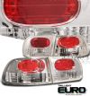 1993 Honda Civic  Hatchback Chrome Euro Tail Lights