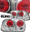 Honda Civic 1996-1998 4dr Chrome Euro Tail Lights