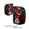 Ford Ranger 1998-2002  Black Euro Tail Lights