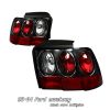 1999 Ford Mustang   Black Euro Tail Lights
