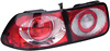 Honda Civic (2dr) 96-00 Euro Tail Lights (Red/Clear)