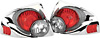 2004 Nissan Sentra  3-D Retro Tail Lights Chrome