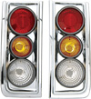 Hummer H2 2003-2004 Chrome Euro Tail Lights