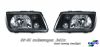 2000 Volkswagen Jetta   Black Euro Crystal Headlights