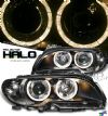 2003 Bmw 3 Series  2dr Black W/halo Projector Headlights