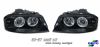 Audi A3 2003-2007  Black W/halo W/motor Projector Headlights