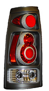 Chevy Full Size Pickup 88-98 Retro 3D Black Euro Tail Lights