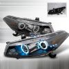 Honda Accord  2008-2009 Black Ccfl Halo Projector Headlights  