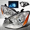 Nissan Altima  2002-2004 Chrome Ccfl Halo Projector Headlights  