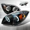 Chevrolet Cobalt  2005-2008 Black Ccfl Halo Projector Headlights  