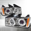 Chevrolet Colorado 2004-2006 CCFL Halo  Projector Headlights - Chrome  