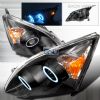 Honda Crv 2007-2008 CCFL Halo  Projector Headlights - Black  