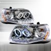 Ford F150  1997-2003 Chrome Ccfl Halo Projector Headlights  