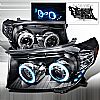 Toyota Land Cruiser  2008-2011 Black Ccfl Halo Projector Headlights  