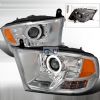 Dodge Ram  2009-2011 Chrome Ccfl Halo Projector Headlights  