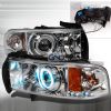 Dodge Ram  1994-2001 Chrome Ccfl Halo Projector Headlights  