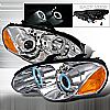 Chrysler Sebring Coupe  2003-2005 Chrome Ccfl Halo Projector Headlights  