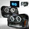 Chevrolet Trailblazer  2002-2005 Black Ccfl Halo Projector Headlights  