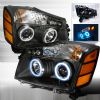 Nissan Titan  2004-2007 Black Ccfl Halo Projector Headlights  